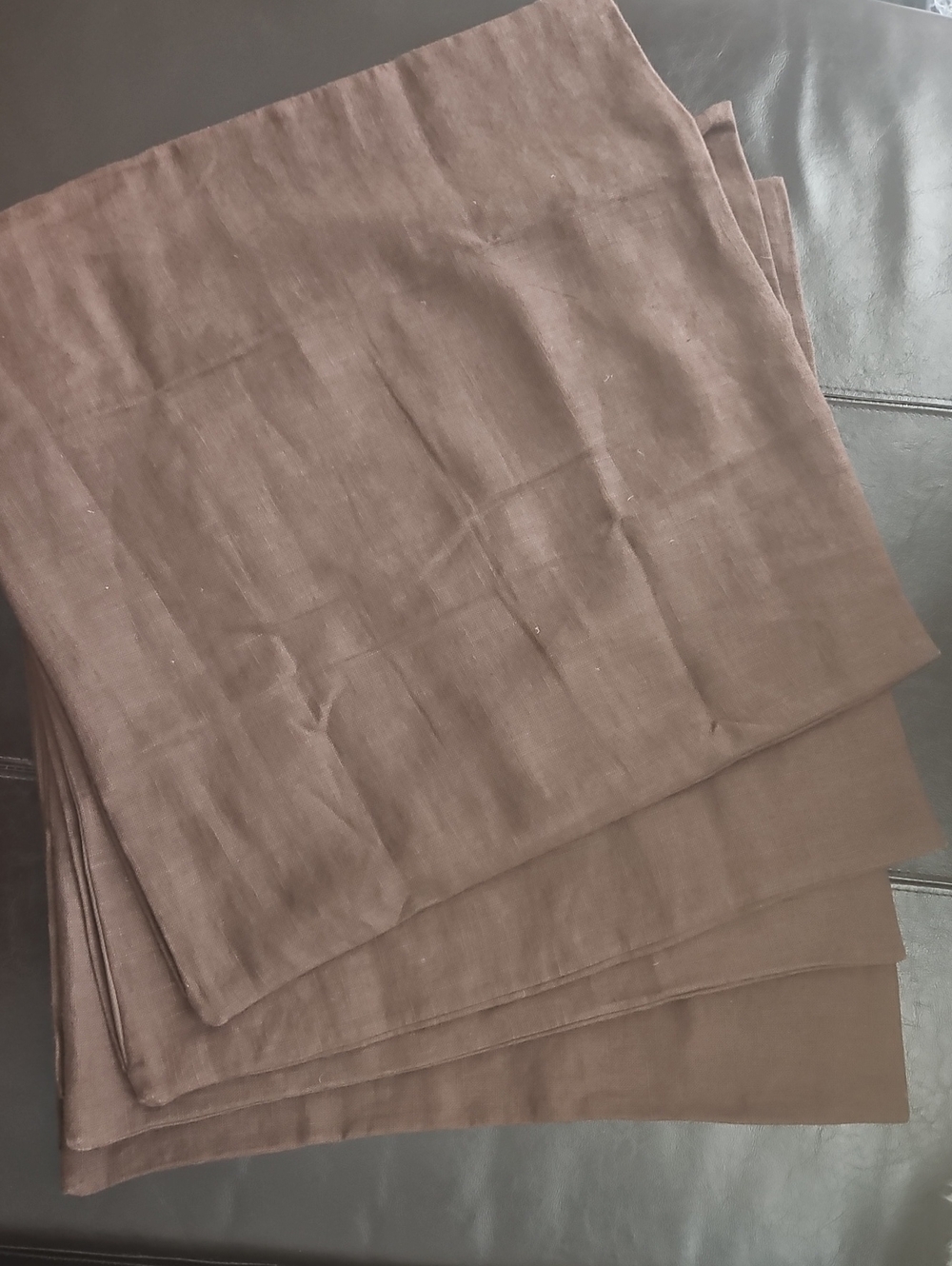 NEW Never Used IKEA BROWN RAMIE THROW PILLOW COVERS